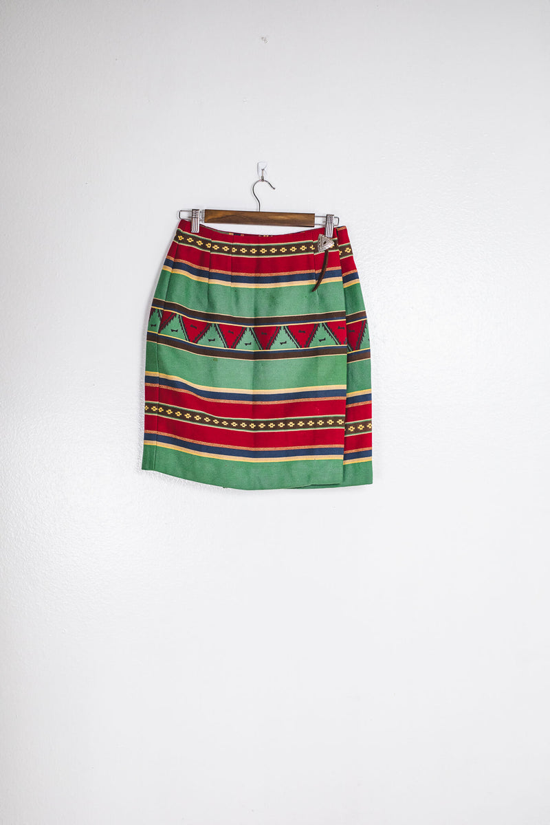 Vintage Southwestern Skirt and Vest Set