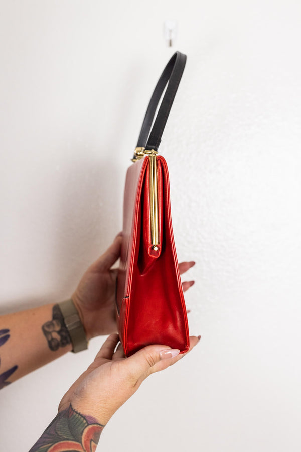 50s/60s Melbourne Red Leather Purse