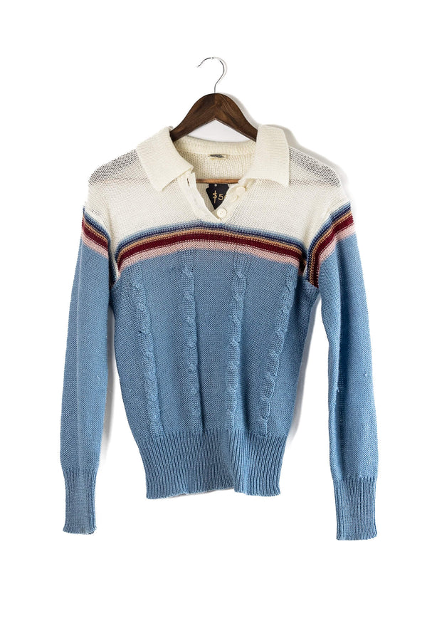 70s Collared Sweater