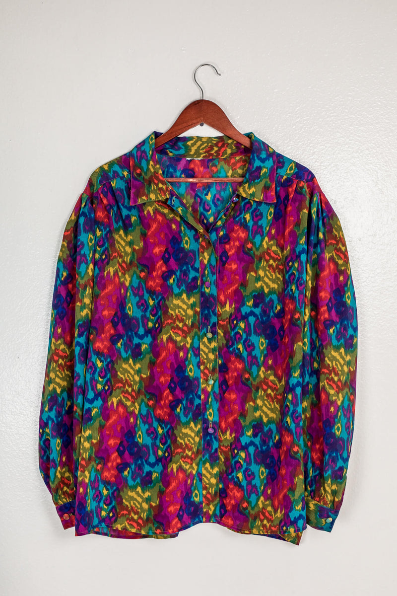 vintage-80s-90s-long-sleeve-button-down-blouse-front