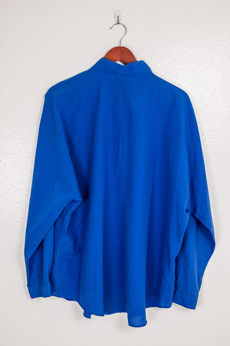 vintage-80s-designer-diane-von-furstenberg-royal-blue-blouse-back
