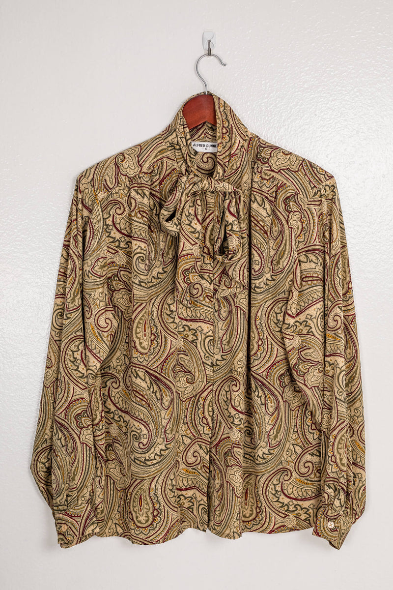 vintage-clothing-90s-paisley-blouse-neck-tie-front