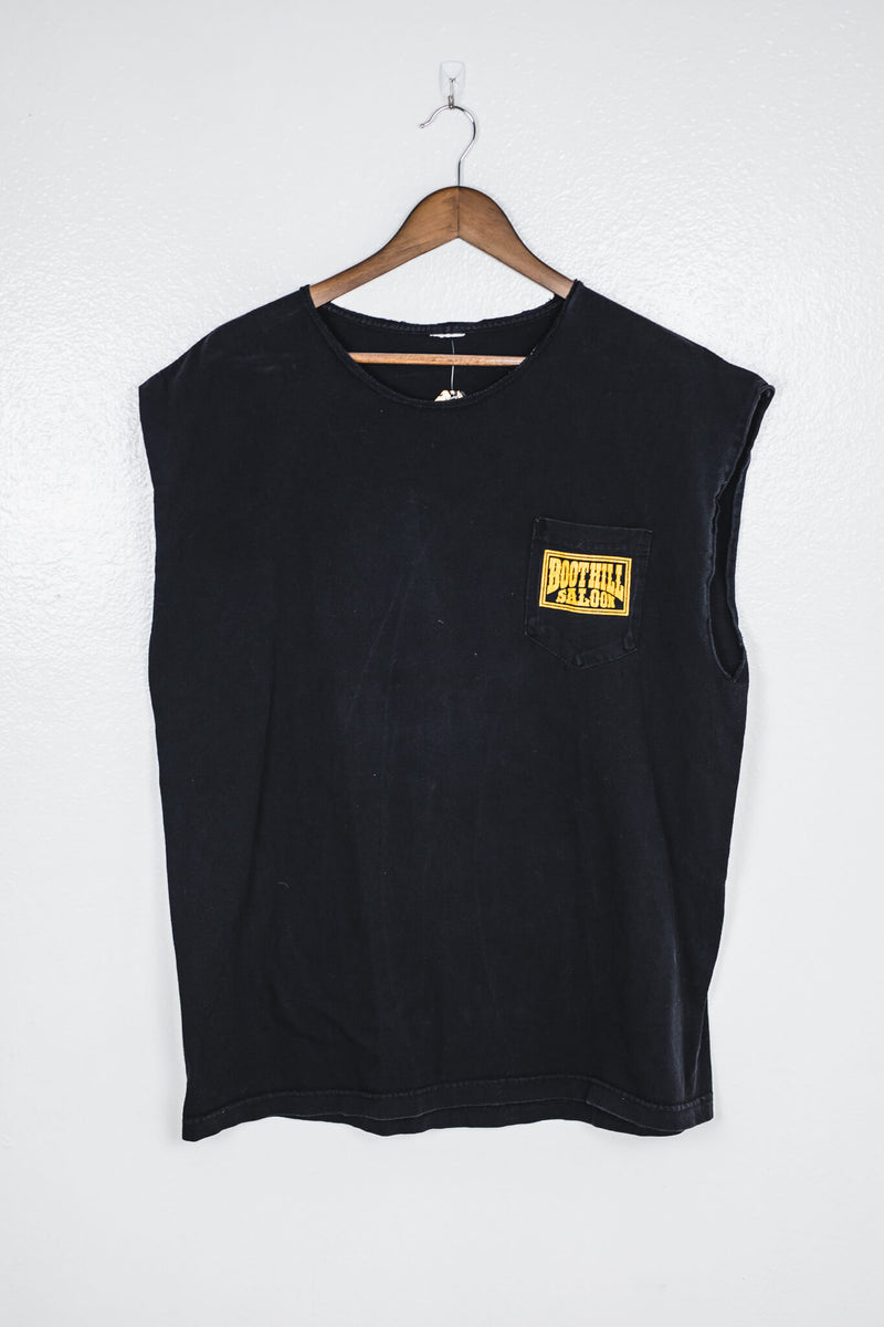 sleeveless-1979-black-boothill-saloon-t-shirt-front
