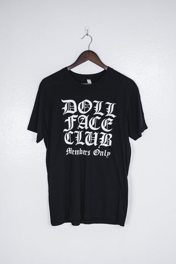 doll-face-club-members-only-black-t-shirt-front 