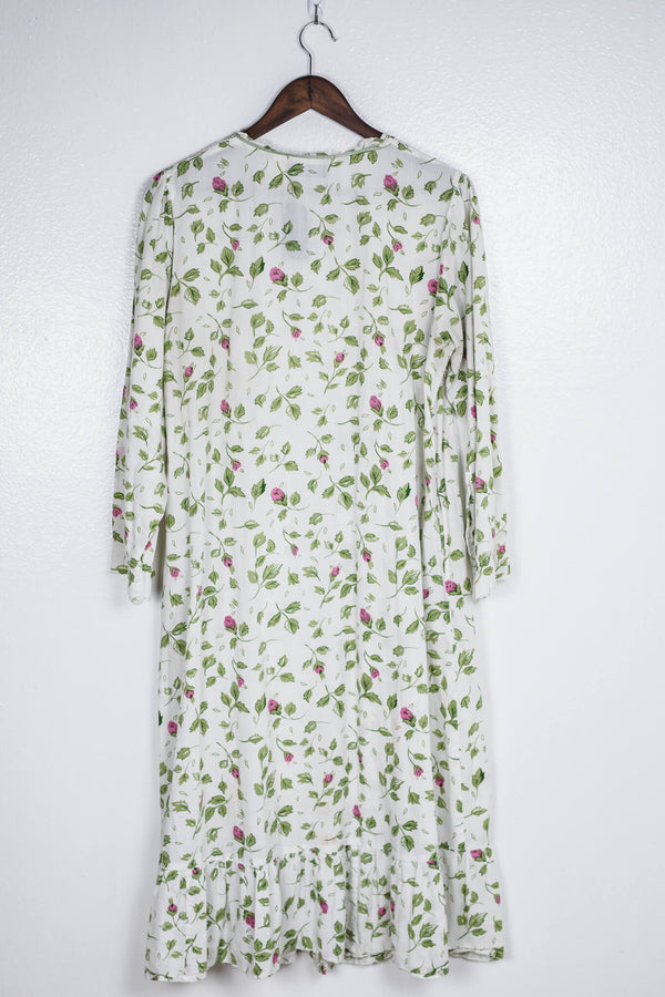 vintage-long-sleeve-floral-print-dress-back