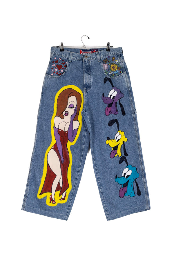 Hand-Painted JNCO Jeans