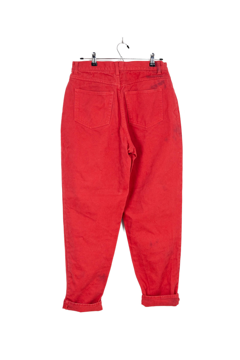 90s Pop of Red Pants