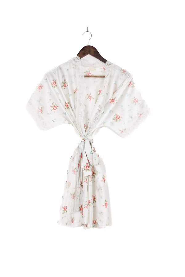 Sultry 1960s Floral Robe