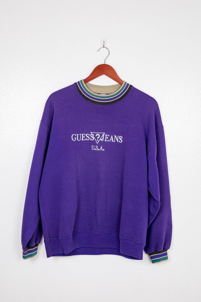 guess-vintage-clothing-80s-purple-crewneck-front