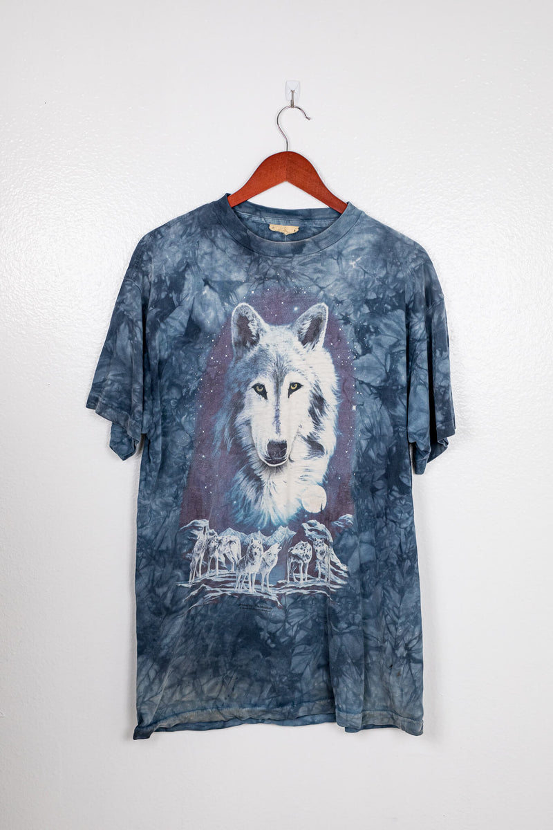 vintage-2002-"the-mountain"-blue-tie-dye-wolf-t-shirt-front