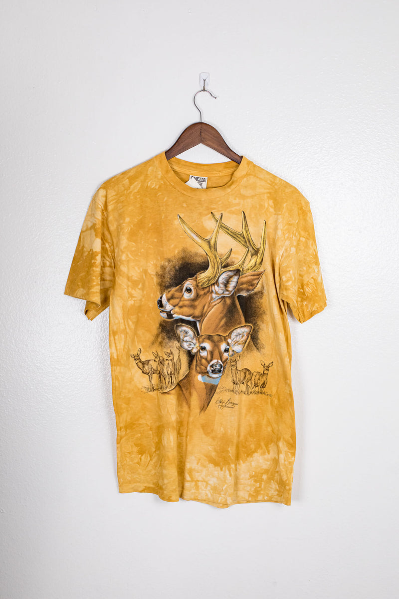 deadstock-vintage-97-cliff-bonamie-tie-dye-deer-t-shirt-front
