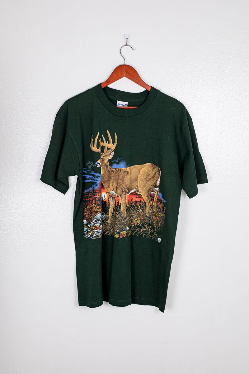vintage-1995-green-west-deadstock-deer-t-shirt-front