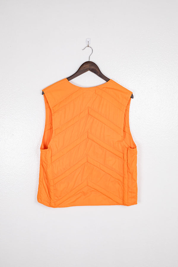 vintage-80s-bright-orange-full-zip-v-neck-vest-back