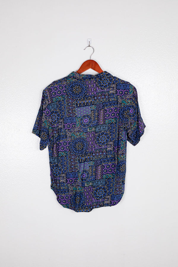 vintage-90s--blue-yellow-and-purple-button-up-designer-shirt-back