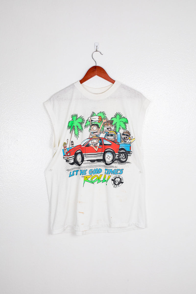 vintage-80s-90s-xl-let-the-good-times-roll-muscle-tank-tee-front